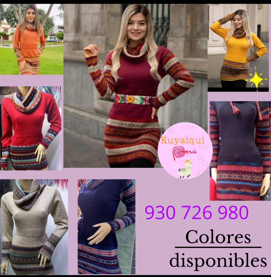 Hermosas prendas en alpaca