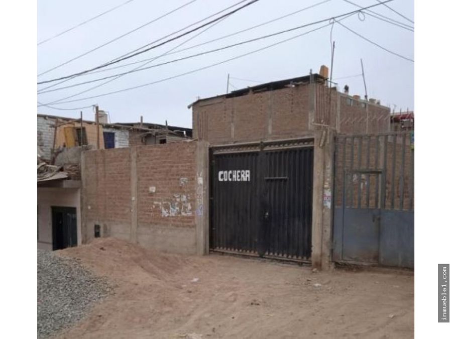 Venta de Terreno en Avenida de 400 m2 en Jicamarca