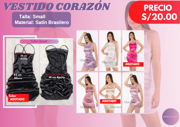 Vestido Corazon