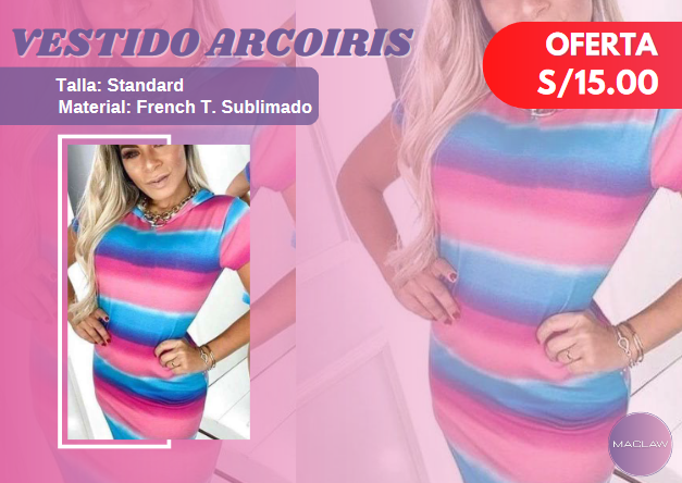 Vestido Arcoirirs