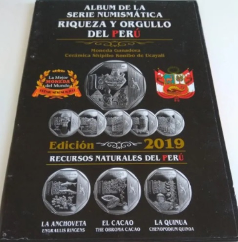 ALBUM Y COLECCION DE MONEDAS DE ORGULLO Y RIQUEZAS DEL PERU 32