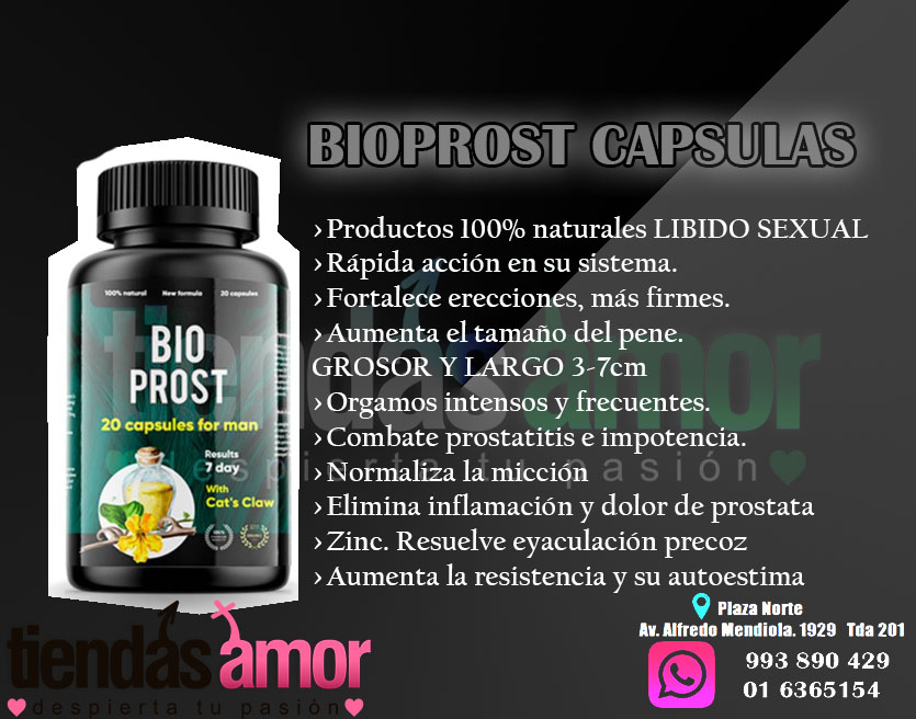 BIOPROST PARA IMPOTENCIA, EYACULACION PRECOZ Y PROSTATITIS