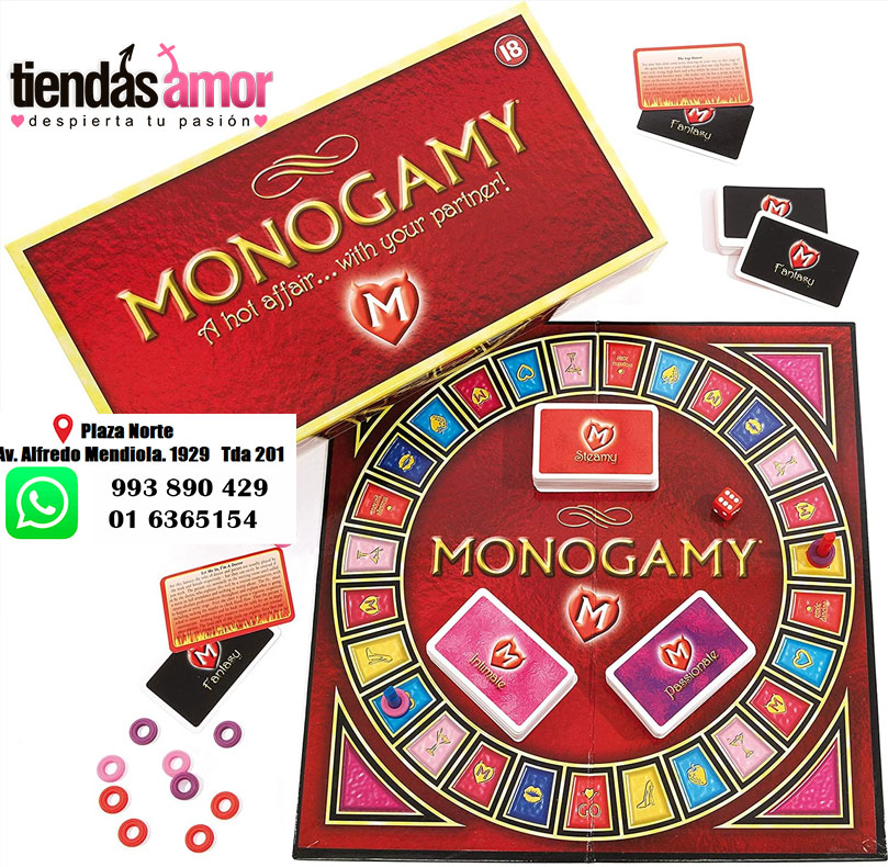 JUEGO DE MESA ERÓTICO MONOGAMY-TIENDAS AMOR