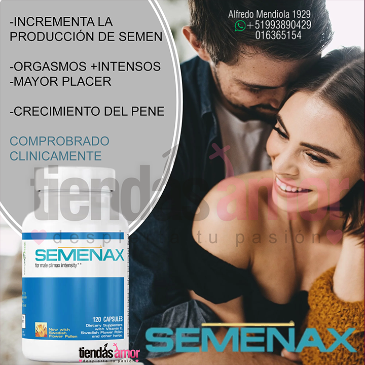 SEMENAX INCREMENTA LA PRODUCCION DE SEMEN 