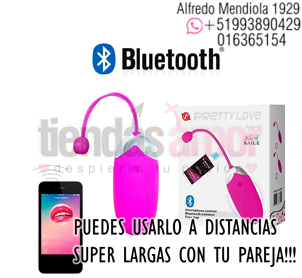 ABNER PRETTY LOVE HUEVO VIBRADOR INALAMBRICO BLUETOOTH