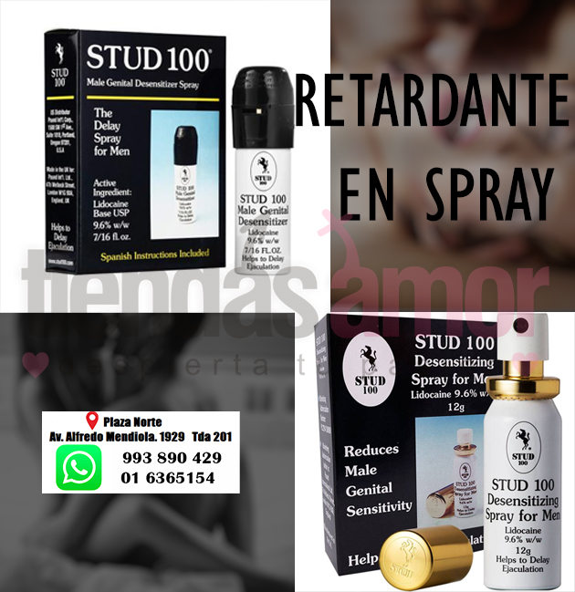 STUD100 RETARDANTE SPRAY MASCULINO EYACULACION PRECOZ