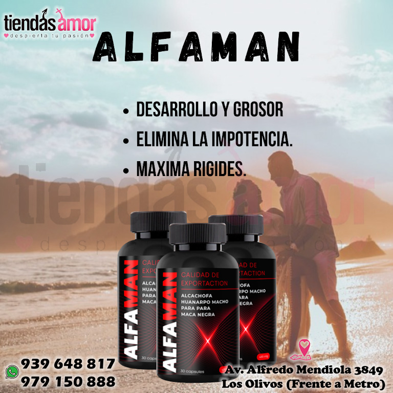 RECUPERA POTENCIA Y ERECCION ALFAMAN ORIGINAL