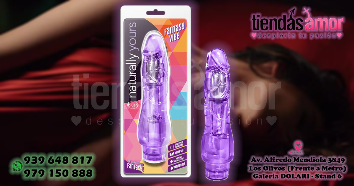 Vibrador Fantasy Vibe Purple 22.6 cm