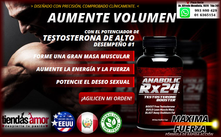 ANABOLIC RX 24 AUMENTO DE TESTOSTERONA Y RESISTENCIA 993890429