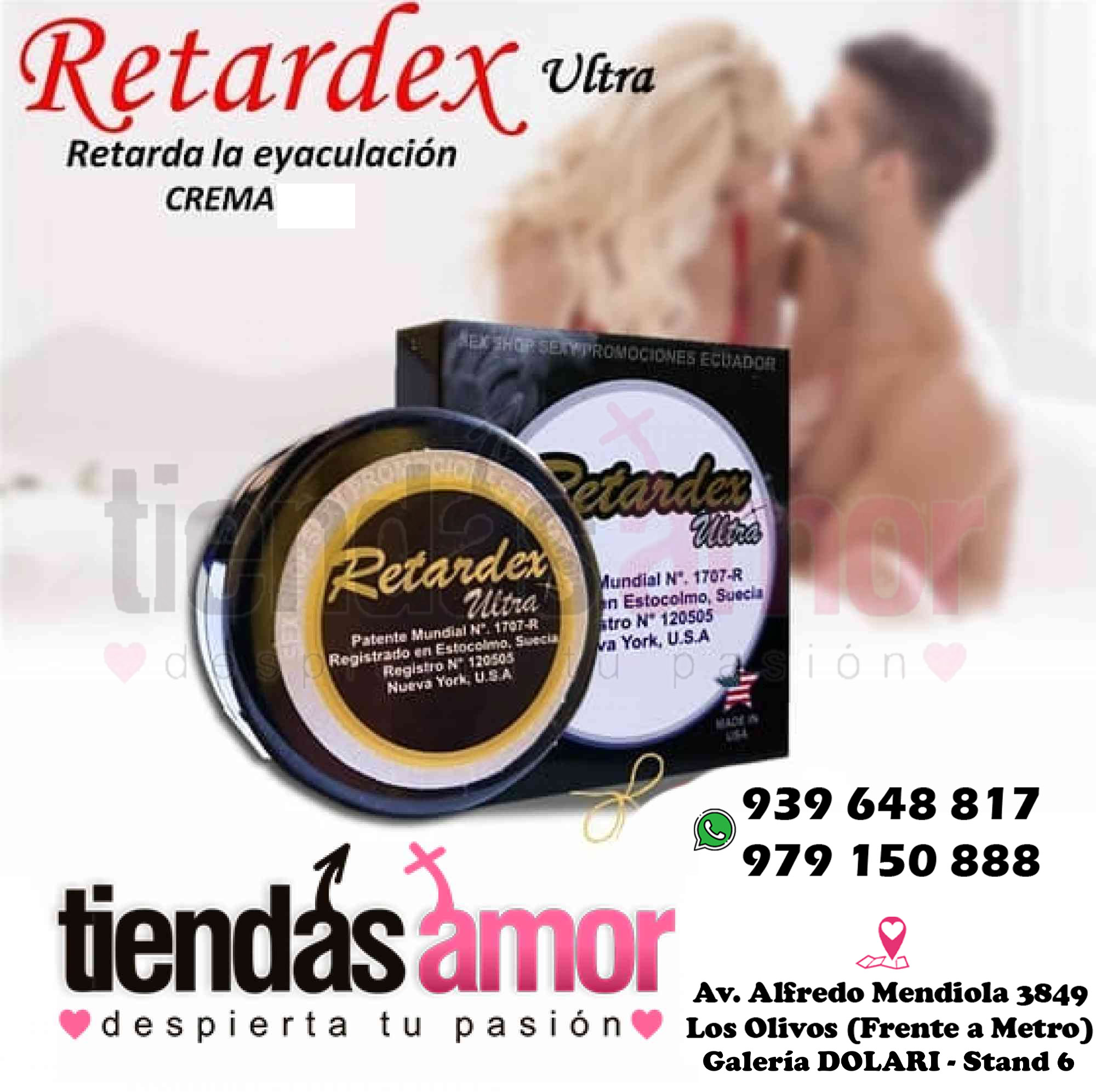 RETARDEX RETARDANTE EN CREMA PRODUCTO NATURAL