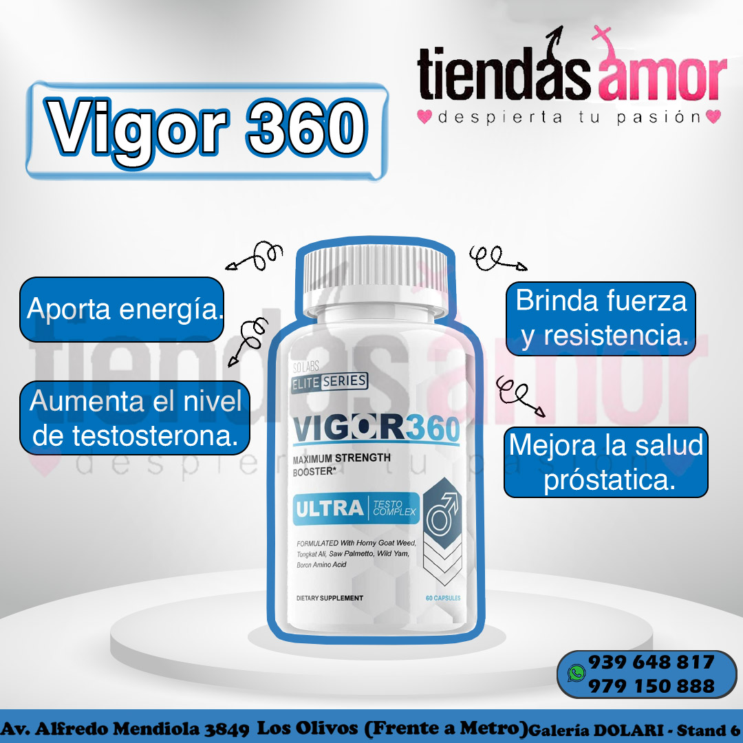 Vigor 360 refuerzo de testosterona totalmente natural