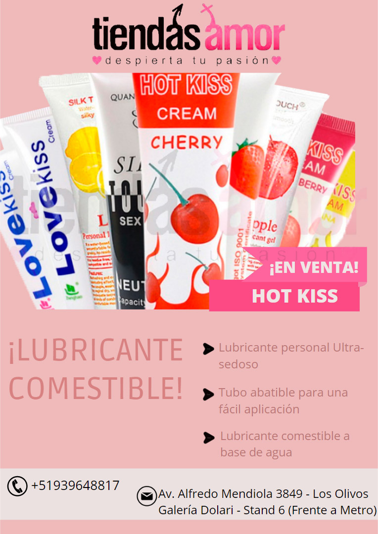 Hot Kiss Comestible Gel Lubricante Para Sëxo