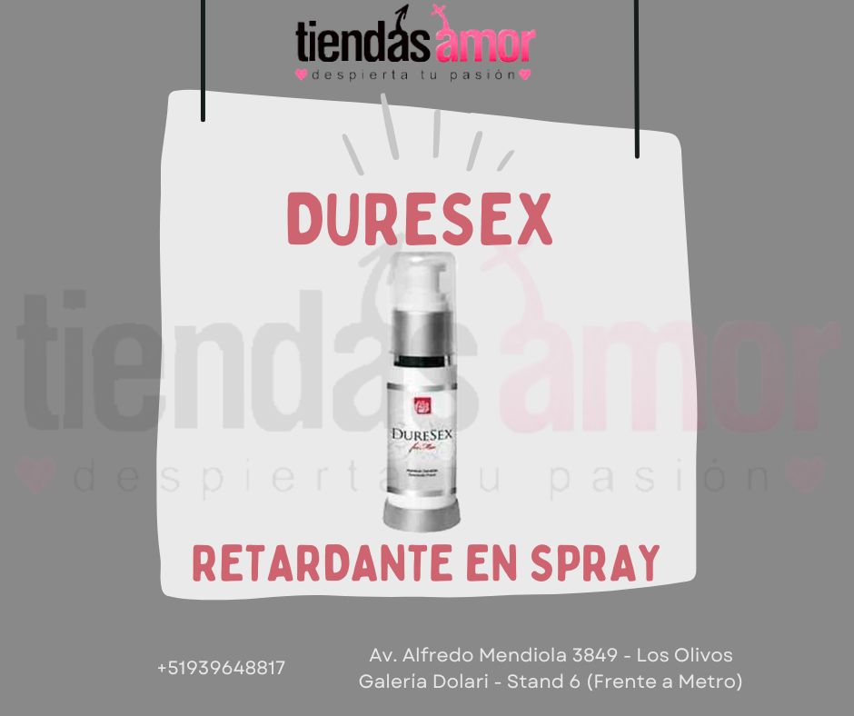 SPRAY PARA EVITAR LA EYACULACIÓN PRECOZ RETARDANTE DURESEX