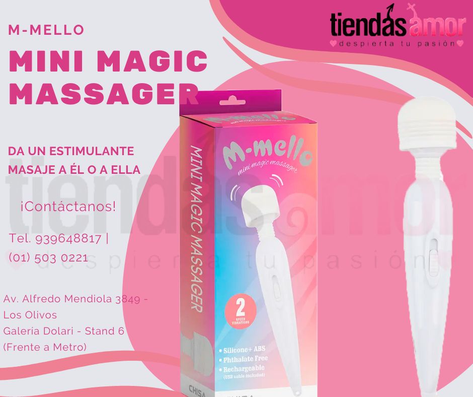 Vibrador Masajeador de Clítoris Mini Magic Massager