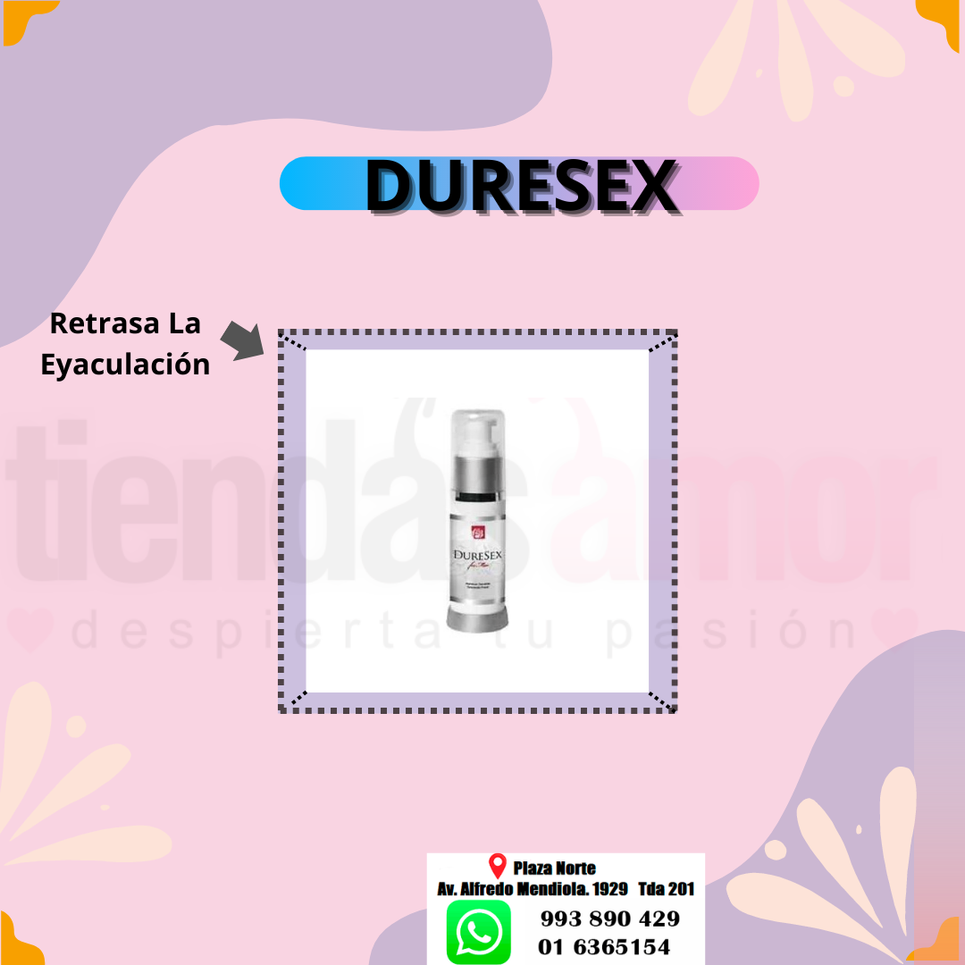 RETARDANTE DURESEX 30 MINUTOS DE ACCIÓN 