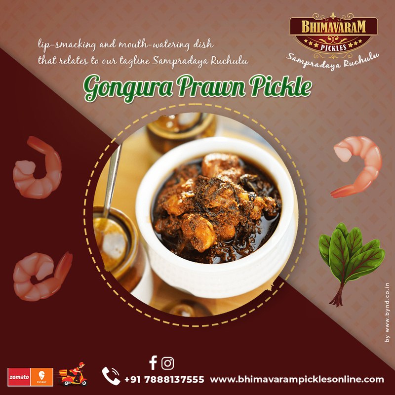 Gongura Prawn Pickle Delhi 