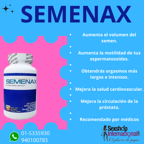 Semenax el potenciador de volumen de semen N.º 1