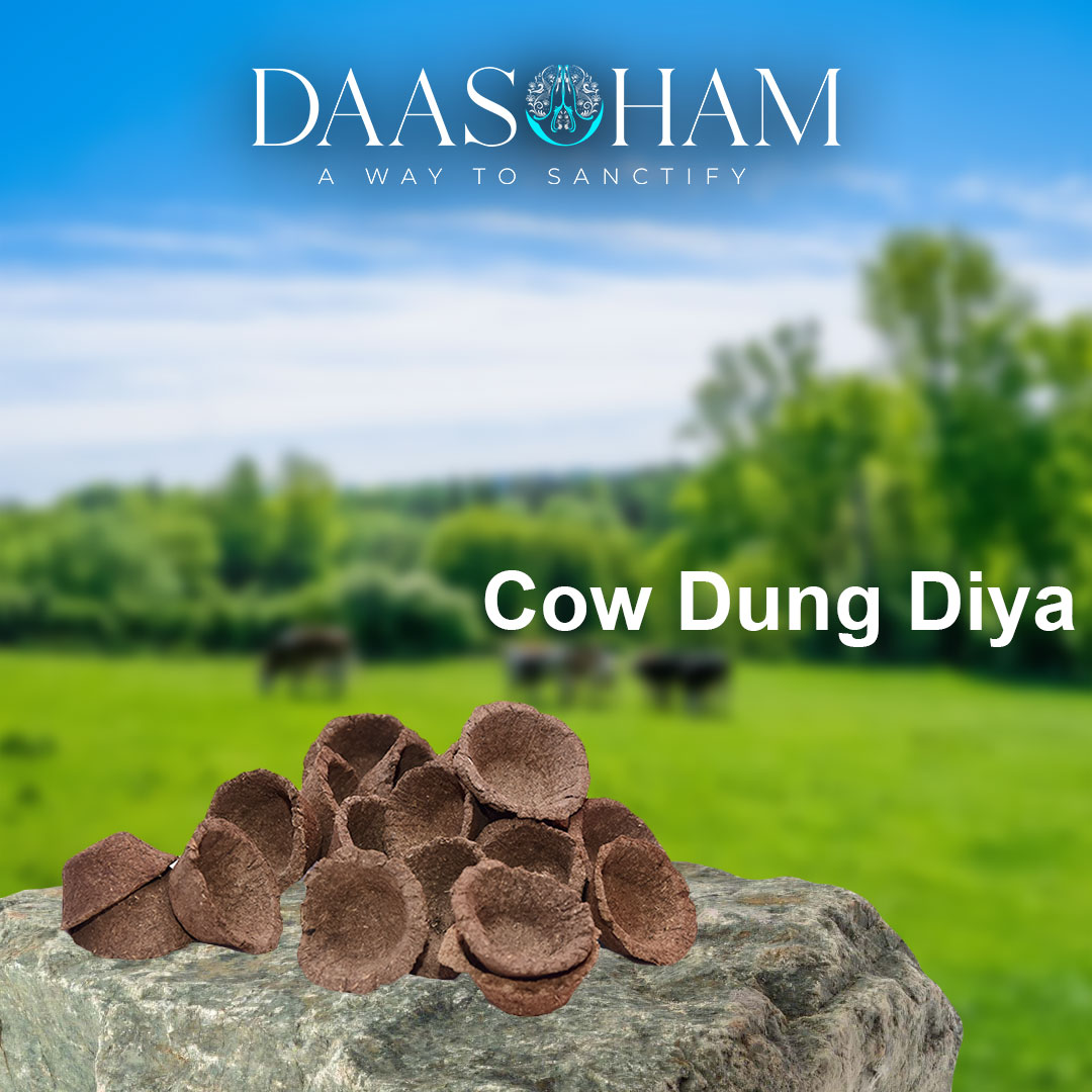 Dry Cow Dung Cake