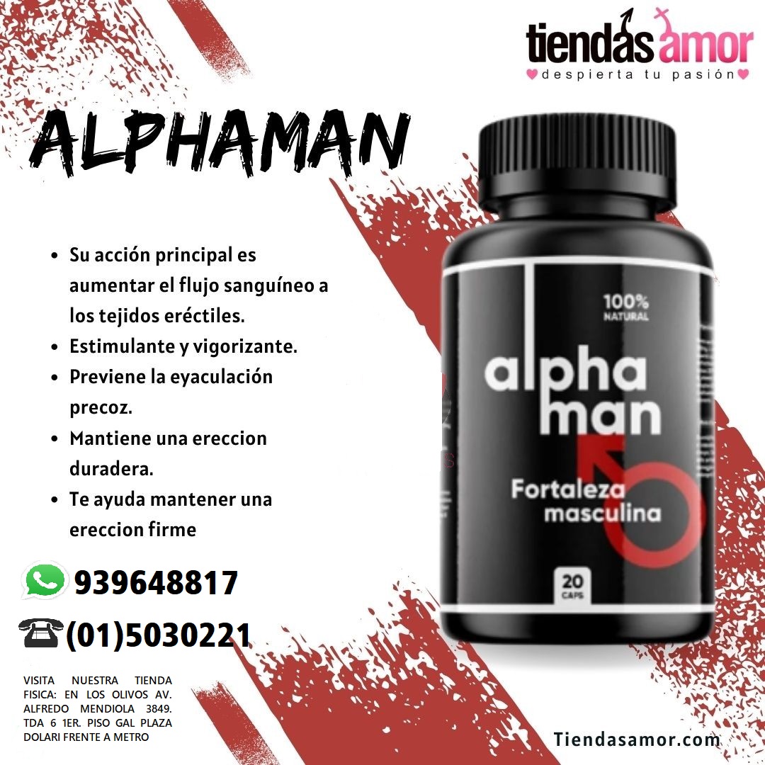 ALPHAMAN ES PARA EL DESARROLLO VIRIL - LLEVALO AHORA 