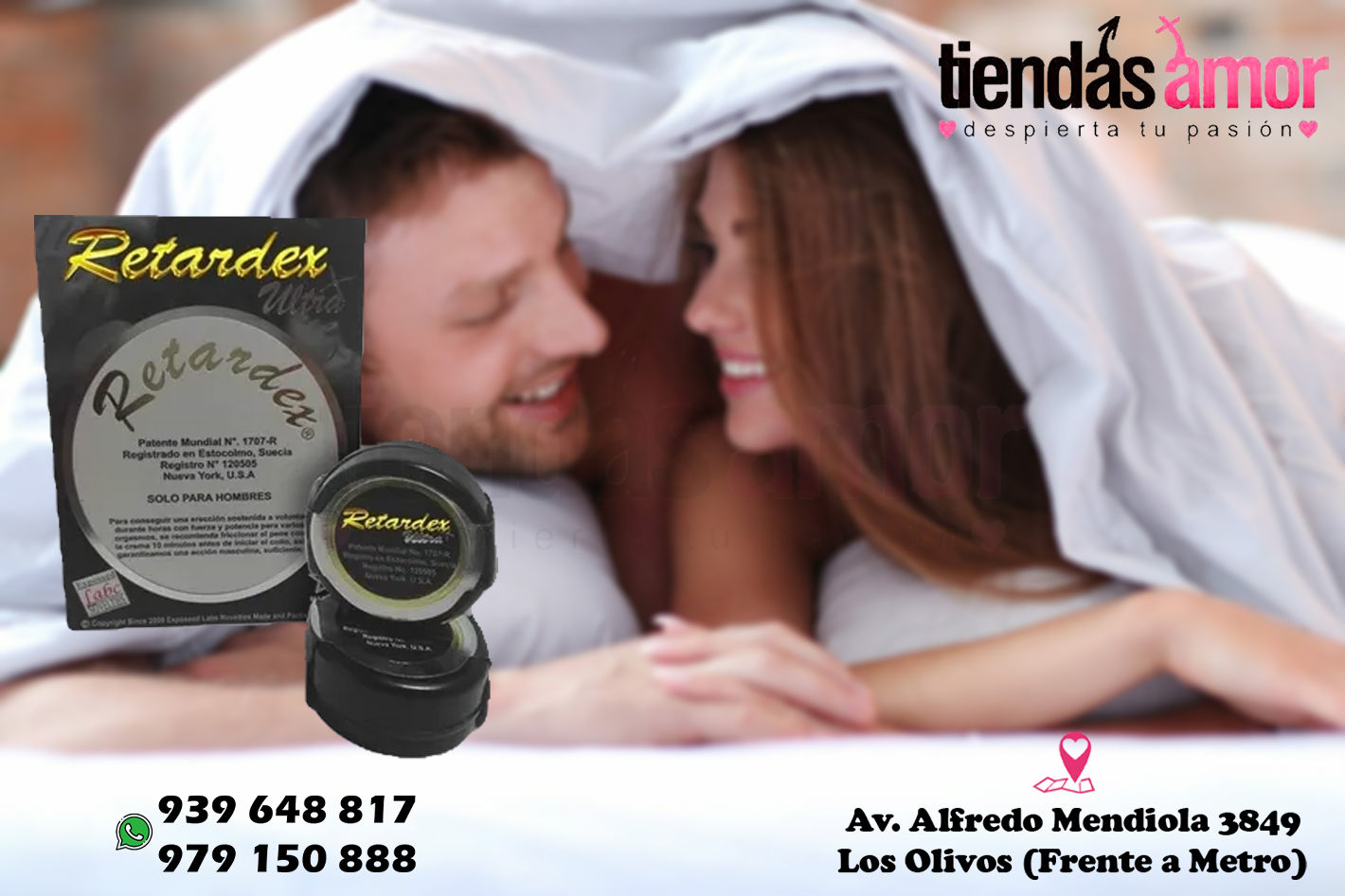 RETARDEX - RETARDANTE - POTENCIADOR SEXUAL - SEXSHOP LOS OLIVOS