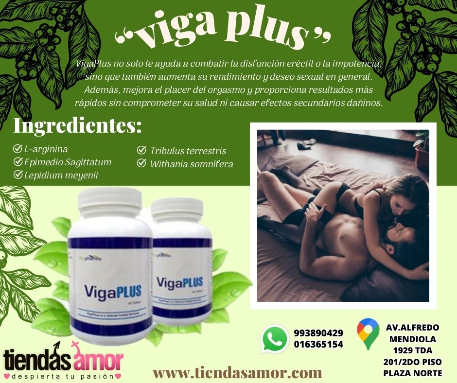 VIGA PLUS TRATAMIENTO CONTRA LA DISFUNCION ERECTIL E IMPOTENCIA 