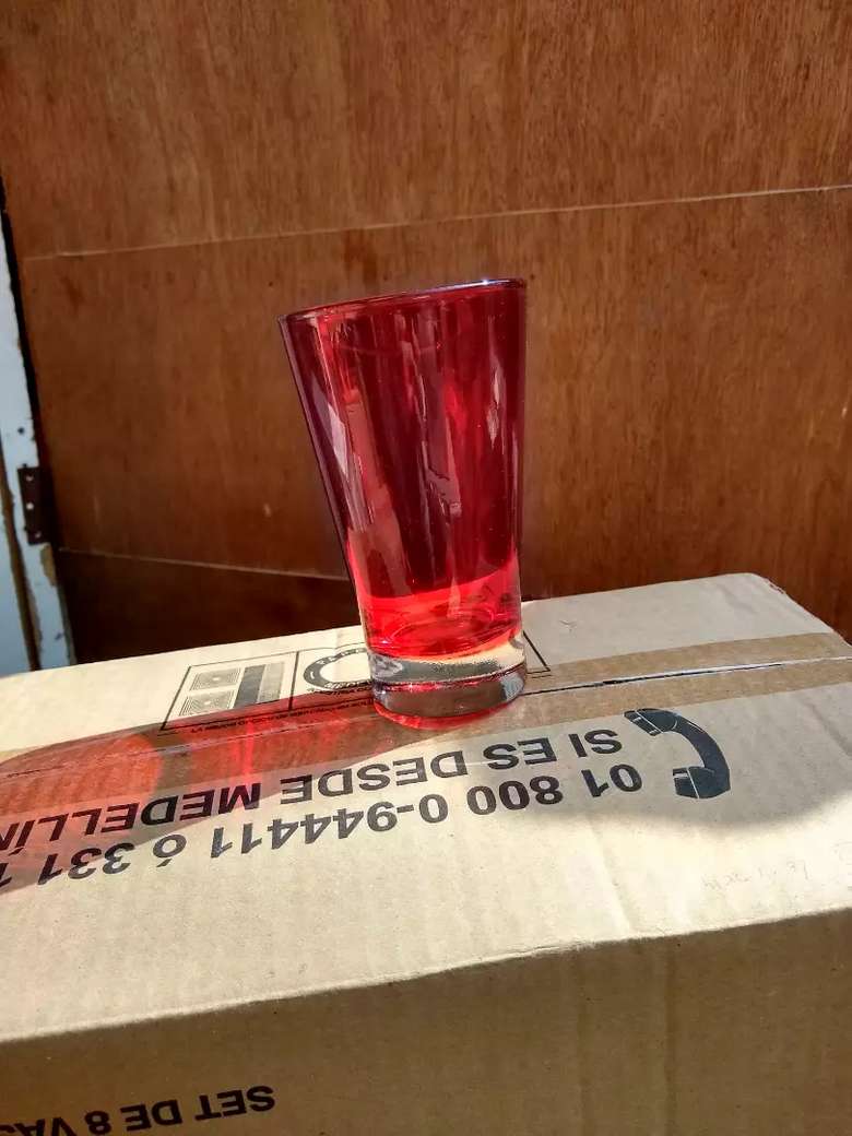 8 VASOS CRISTAR 12460926