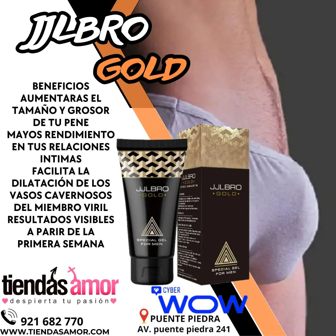 Jjlbro Gel Gold gel Ruso Fórmula Original Alargador De Pene