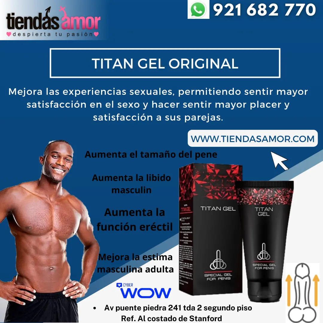 TITAN Gel Presentación Crema con textura y apariencia de gel Contenido 50ml