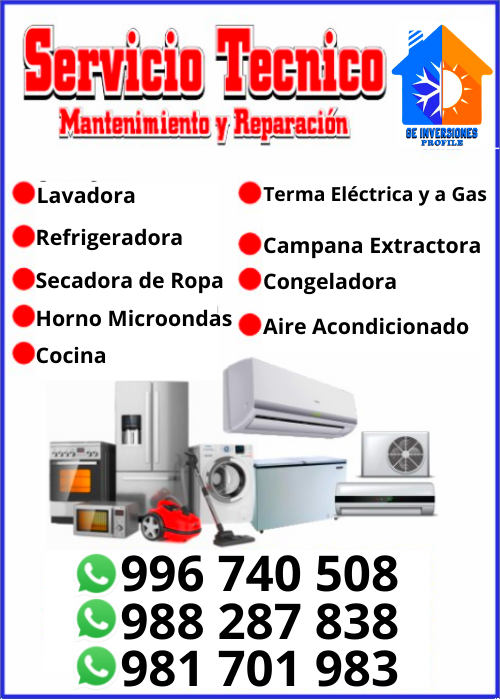 servicio técnico de línea blanca 