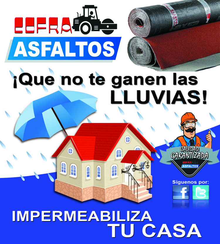 MEJOR PROTECCION CON MANTO ASFALTICO ALUMINIZADO CEL: 942439351