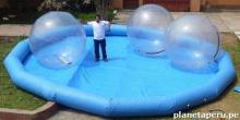 Hermosa Piscina Inflable Gigante para Juegos Acuaticos de NIños Peru