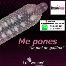 CONDONES TE AMO CON FRAGRANCIA Y PUNTOS SENSITIVOS.