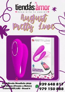 Vibrador Con Bluetooth Pretty Love August Recargable App