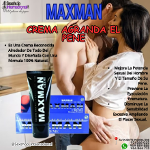 MAXMAN CREMA RETARDANTE Y ALARGADORA VIRIL PARA HOMBRES INFO AL 931568025