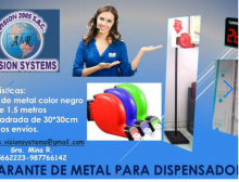 PARANTE DE METAL PARA DISPENSADOR MECANICO