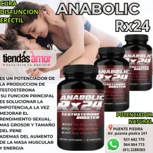 Anabólico Rx24 Aumenta los niveles de testosterona